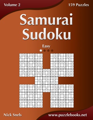 Samurai Sudoku - Fácil - Volumen 2 - 159 Rompecabezas