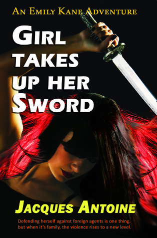 La muchacha toma su espada