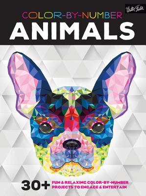Color-by-Number: Animales: 30 + diversión y relajación de color por número de proyectos para participar y entretener