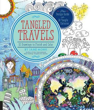 Tangled Travels: 52 Dibujos para terminar y Color (Tangled Color y Draw)