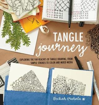 Tangle Journey: Explorando los alcances lejanos del dibujo en forma de enredo, desde trazos simples a colores y medios mixtos