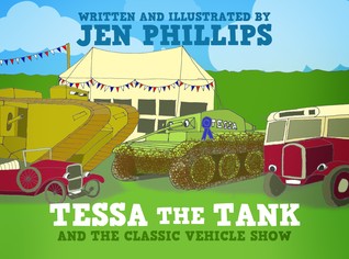 Tessa el tanque y la demostración clásica del vehículo