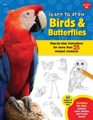 Aprenda a dibujar pájaros y mariposas: instrucciones paso a paso para más de 25 criaturas aladas