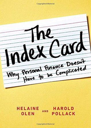 La tarjeta de índice: ¿Por qué las finanzas personales no tiene que ser complicado