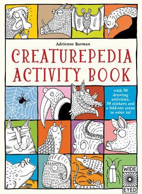 Creaturepedia Activity Book: con 30 actividades de dibujo, 50 pegatinas y una escena desplegable para colorear!