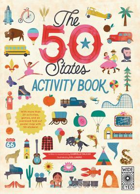 Los 50 estados del libro de actividades: Con más de 20 actividades, un cartel plegable mapa, y 50 pegatinas!