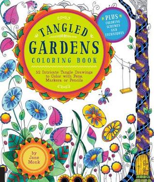 Libro para colorear de los jardines enredados