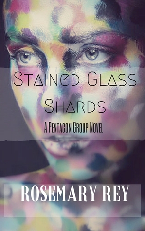 Fragmentos de vidrios de colores