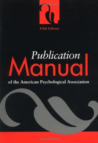 Manual de publicación de la American Psychological Association
