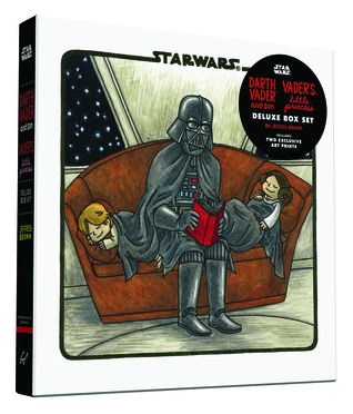 Darth Vader y el hijo en caja