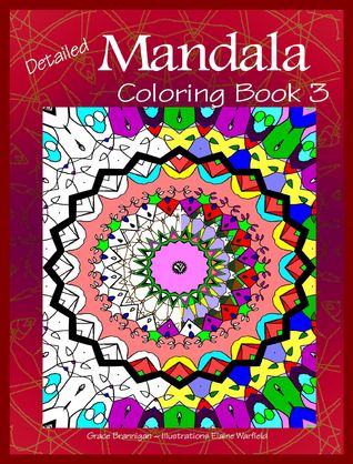 Detallada Mandala Colorear Libro 3 (Mandala Colorear Libros)