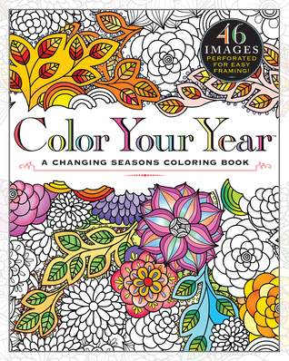 Las estaciones cambiantes: un color de su libro para colorear el año