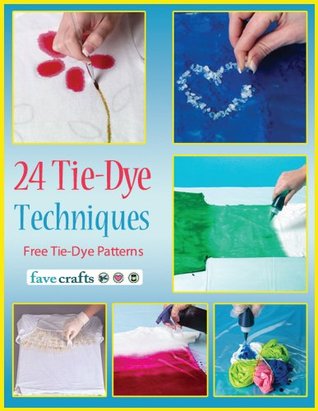 24 Técnicas Tie-Dye: Patrones libres de Tie-Dye