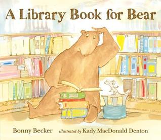 Un libro de la biblioteca para el oso