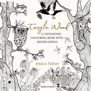Tangle Wood: un fascinante libro para colorear con joyas ocultas