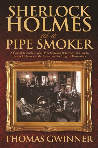 Sherlock Holmes como un fumador de pipa