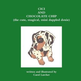 CiCi y Chip de chocolate (el lindo, mágico, doxie dappled mini)