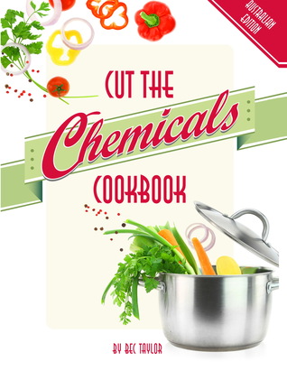 Corte el libro de cocina de los productos químicos