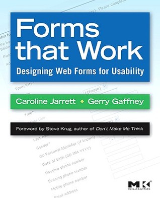 Formas que funcionan: Diseño de formularios Web para la usabilidad