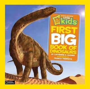 Pequeños niños primer libro grande de dinosaurios