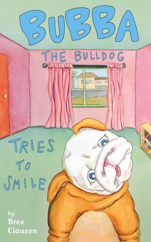 Bubba el Bulldog intenta sonreír