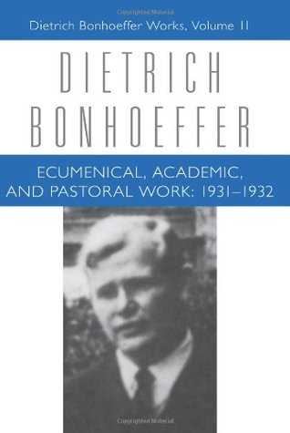 Trabajo Pastoral Académico Ecuménico: 1931-32