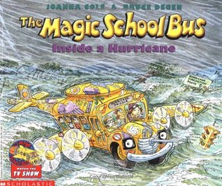El autobús escolar mágico dentro de un huracán