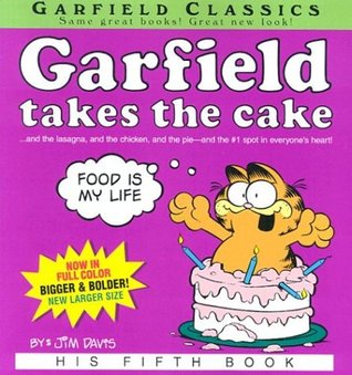 Garfield toma el pastel