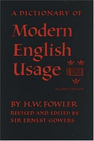 Un diccionario del uso moderno del inglés