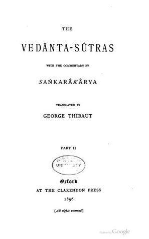 El Vedanta Sutras Con El Comentario De Sankaracarya, Parte 2