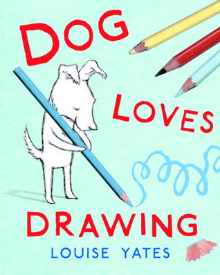 El perro ama dibujar