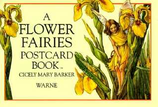 Un libro de la postal de las hadas de la flor