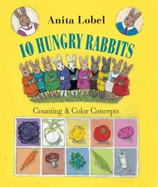 10 conejos hambrientos: Contar y conceptos del color
