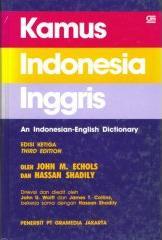 Kamus Indonesia-Inggris (Un diccionario Indonesio-Inglés)